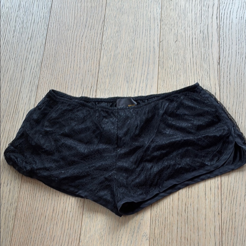 Fendi Black Lace Shorts (Vintage, early 2000s)